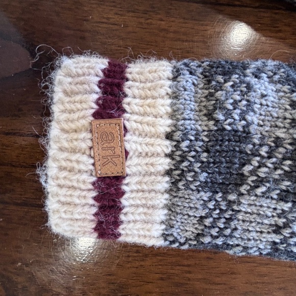 Ark Imports New Zealand wool heavyweight full zip hooded sweater jacket size L - Picture 3 of 16